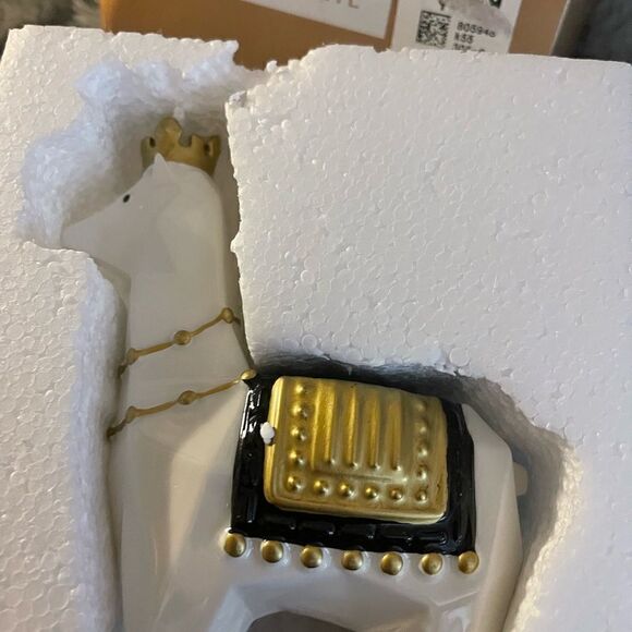 Partylite retired origami llama tea light holder/decor candle gold - Picture 5 of 5